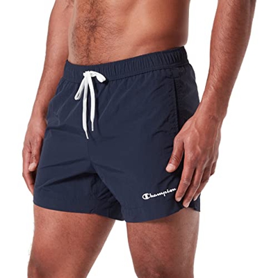 Champion Beachshorts Small Logo, Bañador para hombre, para Hombre, Blu Marino, XXL