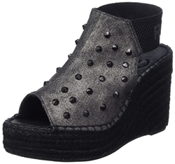 Replay Jess Punk, Sandalia con taln Mujer, 003 Black, 40 EU características