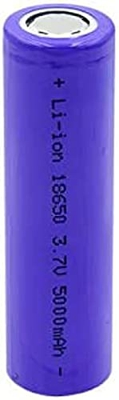 Batería de Iones de Litio de Capacidad Completa 3,7 V 5000Mah 18650, Recargable para Banco de energía de Linterna Led, 1 Pieza