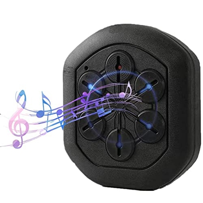 JINTAOMA Blanco De Pared De Boxeo ElectróNico De MúSica, Saco De Boxeo Inteligente Que Responde Al Equipo De Entrenamiento De Destino Adecuado para Ni