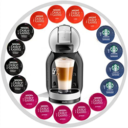 KRUPS Dolce Gusto Mini ME YY3888FD Gris - Máquina de café expreso y otras bebidas automáticas características