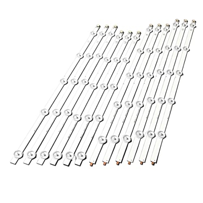 TCHWM Tira de lámpara de retroiluminación LED de 1000 mm 10 Apta for LIG 50 quot;Televisor 50LN5400 50LA620V 6916L-1276A 6916L-1273A 6916L-1272A 6916L
