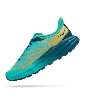 HOKA ONE One Speedgoat 5, Running Shoes Mujer, Deep Teal/Water Garden, 39 1/3 EU