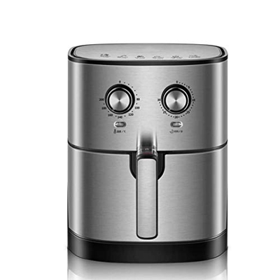 ECONOA Freidora de Aire de Gran Capacidad, 1700 W, 5 litros, Gran Capacidad, 6 programas, Control de Temperatura y Temporizador, fácil de Limpiar Fami