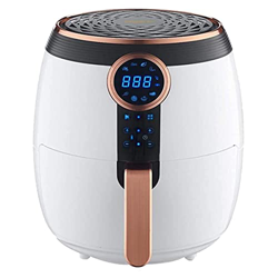 Freidora de aire para uso doméstico Freidora de aire automática para el hogar de 4.5L con 8 menús Máquina de papas fritas sin humo Gran capacidad Horn características