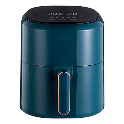 BAOFUBA Freidora de Aire de 4,5 L, freidora de Aire eléctrica, con Horno de Pantalla Digital LED sin Aceite, Control de Temperatura Ajustable, Tempori