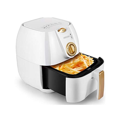 ECONOA Freidora de Aire doméstica, máquina de Papas Fritas con función de Apagado automático Antiadherente Saludable Baja en Grasa Inteligente sin Ace