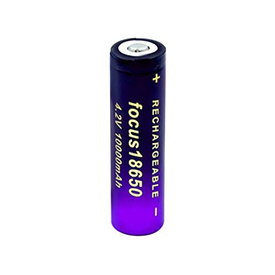 Zpure 3.7v 10000mah 18650 Li Ion Lithium Batteries, Cell Replacement for Mini Camera Power Bank Detector Alarm Clock 10pieces