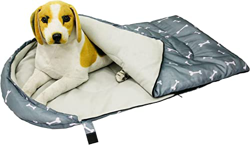 Generic Dog Sleeping Bag, Waterproof Travel Large Portable Dog Bed with Storage Bag for Indoor Outdoor Warm Camping Hiking Backpacking en oferta