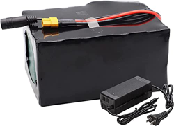 stdpcxz Batería De Bicicleta Eléctrica De Litio De 24V 20Ah para Motor De 100W 200W 250W 350W para Batería De Bicicleta Eléctrica con Cargador + BMS 2 características