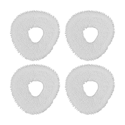 Qcwwy 4 Paños Reutilizables para Fregona para Barrido Robot, Accesorios para Robot Aspirador, Paño Reutilizable para Limpieza del Hogar para Aspirador en oferta