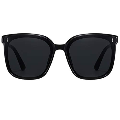 H HELMUT JUST Gafas de Sol para Mujer Cuadrada Grandes Con Montura Protección UV400
