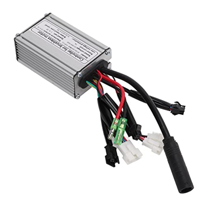 Agatige Controlador de Bicicleta eléctrica de 36V y 48V, Controlador sin escobillas de Motor de Metal de aleación de Aluminio para Bicicleta eléctrica