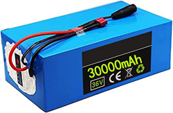 Batería De Litio Para Bicicleta Eléctrica De 36V Y 30 Ah, Batería De Bicicleta Eléctrica De Iones De Litio Con Cargador Para Scooter De Bicicleta Eléc en oferta