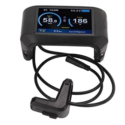Bicicleta eléctrica LCD pantalla impermeable conector indicador de pantalla LCD para BBS01 BBS02 BBSHD