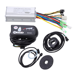 Controlador de motor de bicicleta eléctrica, kit de conversión de bicicleta eléctrica sensible, carcasa de metal multifunción de 36 V 48 V para motor  características