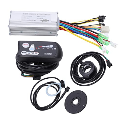 Controlador de motor de bicicleta eléctrica, kit de conversión de bicicleta eléctrica sensible, carcasa de metal multifunción de 36 V 48 V para motor 