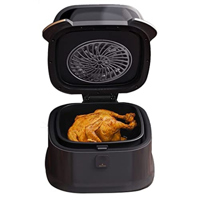 Freidoras Freidora De Aire De 4L Compacta para El Hogar Freidora De Aire Multifunción Visual Freidora Eléctrica De Horno Sin Aceite para Hacer Patatas