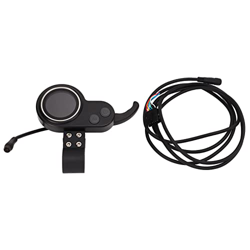 Pantalla LCD de bicicleta eléctrica, 2 en 1 Scooter eléctrico L081 Pantalla LCD Medidor de dedo acelerador Bicicleta Scoote Kit eléctrico con enchufe  precio