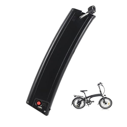 HJGHY Batería de Bicicleta eléctrica Oculta de 36V y 9Ah, batería de Iones de Litio de Forma Curva, batería de Litio de Estilo doblado para Motor de 3 precio