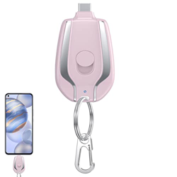 Pomrone Cápsula de energía - Cargador Mini Power Pod de 1500 mAh para teléfono | Fuente de alimentación portátil de Llavero Compacto Ultrafino de Carg en oferta