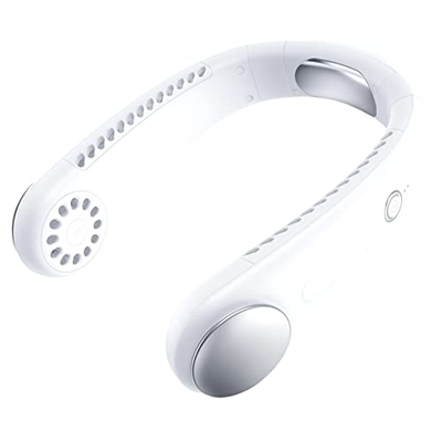 Bcowtte Ventilador de cuello colgante Enfriador de cuello portátil sin cuchilla portátil recargable USB Mini acondicionador al aire libre ventiladores