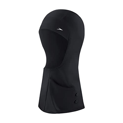 Speedo Hijab de natación de Cobertura Total Mujer, Negro, M