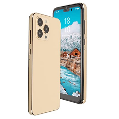 Zunate Teléfono Inteligente IP14 Pro MAX Desbloqueado para Android 12, 4G Dual SIM, Teléfonos Celulares ROM de 6GB 128GB Desbloqueados, Pantalla HD de