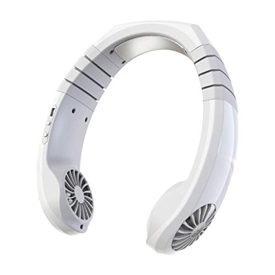 Hand-Free Personal Fan, Hanging Neck Cooler Sports Neck Fan, Portable USB Conditioner Fan, 360 Degrees Free Rotation USB Physical Cooling Travel Offic