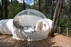 JSnNLye Home Chambre Gonflable De Tente De Bulle, Tentes Transparentes De Dôme d'air De Famille D'arrière-Cour De Camping Avec Sèche Cheveux Et Le Kit en oferta