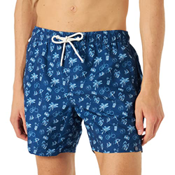 Springfield Bañador Fun Holiday, Bañador, Hombre, Azul (Estampado Azul), M precio