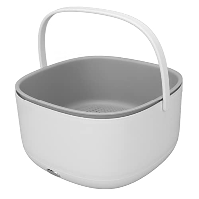 Máquina Limpiadora de Gran Capacidad, Caja de Limpieza de Eliminación de Residuos Eléctricos para Gafas, Relojes, Cepillo de Maquillaje, Frutas y Verd