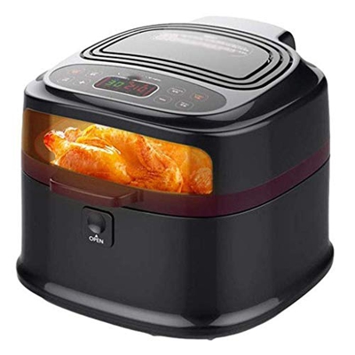 Freidora de Aire Inteligente, máquina de Papas Fritas de Gran Capacidad sin Aceite, Olla de Barbacoa eléctrica automática táctil para el hogar