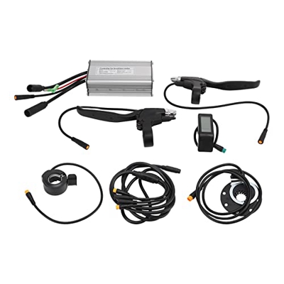 Wnesy Controlador de Motor Eléctrico KT 22A, Kit de Controlador de Motor Eléctrico Potente de Disipación de Calor de 36V/48V 500W DIY para Bicicleta E