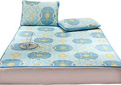 Natural Latex Air Conditioning Seat Digital Printing Latex Cool Pad Ice Silk Cool Pad Upholstery Three (Size : 1.2m) zhaoyuefa (Size : 1.2m)