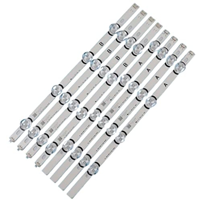 FREPEG 8 Uds Tira de LED for iluminación Trasera for TV de 40"40LF630V 40LF570V SVL400 HC400DUN-VCKN1-211X 40LH5300 DRT 4,0 3,0 40 6916L-0885A reempla