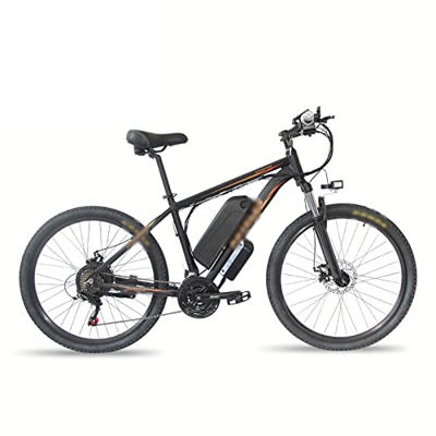 ALFUSA Vehículos eléctricos, Bicicletas eléctricas, Bicicletas eléctricas de 21 velocidades, eléctricos portátiles, Vehículos eléctricos Scooter (Blac