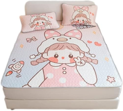 Natural Latex Air Conditioning Seat Digital Printing Latex Cool Pad Ice Silk Cool Pad Upholstery Three (Size : 1.8m) zhaoyuefa (Size : 2m) características