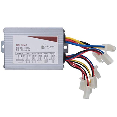Controlador de motor de cepillo, 36 V 800 W eléctrico Scooter Motor Controlador de motor DC Control de velocidad Eléctrico Accesorio de bicicleta