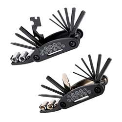 Sosoport Bicicleta Ligera Compacta Ciclismo Mecánico Metal Portátil Multi Aire Re Multifuncional Multiherramientas Kit Funcional Carretera Montaña Her precio