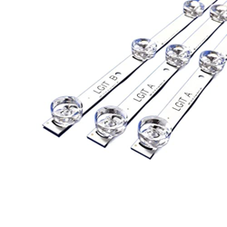 FREPEG Tira de LED for iluminación Trasera de 6 lámparas 32LB628U 32LF550U 32LF562U 32LF564V 32LF620U Kit de Barras de televisión Bandas LED 32"DRT3.0 características