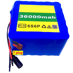 18650 Batería Litio para Bicicleta Eléctrica Batería 25.2V 36Ah Batería Recargable de Iones de Litio con BMS + Cargador para Monociclo eléctrico de Au características