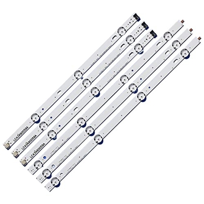 FREPEG Tira de LED for iluminación Trasera for 43UJ635V 43UK6300PLB 43UJ651V 43UJ634V 43UJ630V 43UJ561V 43UJ655V LC43490059A LC43490058A reemplazo de 