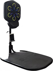 MIJIE Blanco de Pared de reacción de Boxeo electrónico, Equipo de Entrenamiento de Saco de Boxeo Vertical, Sigue la música y Las Luces, ejercita la co precio