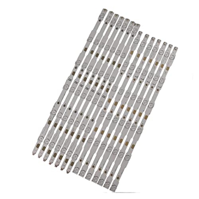 TCHWM Tira de LED for iluminación Trasera 12 lámparas aptas for Philips 55quot;TV LB55037 55PUH6400/88 55PUK6400/12 TPT550J1-QVN03.U 55PUX6400 LB55043