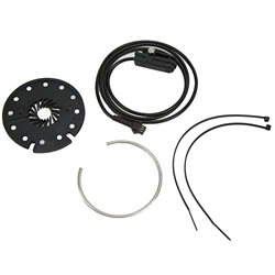 Sensor de velocidad de 12 imanes, sensor de asistencia de pedal de alimentación de bicicleta ABS 12V-72V KT‑D12R para conversión de bicicleta eléctric características