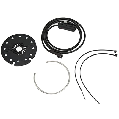 Sensor de velocidad de 12 imanes, sensor de asistencia de pedal de alimentación de bicicleta ABS 12V-72V KT‑D12R para conversión de bicicleta eléctric