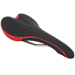 Raguso Sillín de Bicicleta, Asiento de Bicicleta de Carretera Diseño Ergonómico Cómodo Resistente a Golpes para Bicicletas de Montaña E Híbridas(Negro en oferta