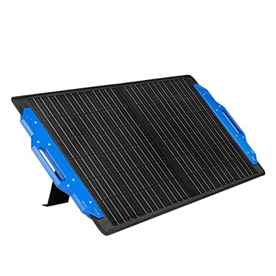 AEBVN Panel Solar Plegable de 100 W Cargador Solar monocristalino portátil para centrales eléctricas Caravana Barco Camping Camper 12 V Coche Fuera de