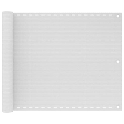 Outdoor Living - Césped & Jardín - Pantalla Balcón Blanco 75x300 cm HDPE